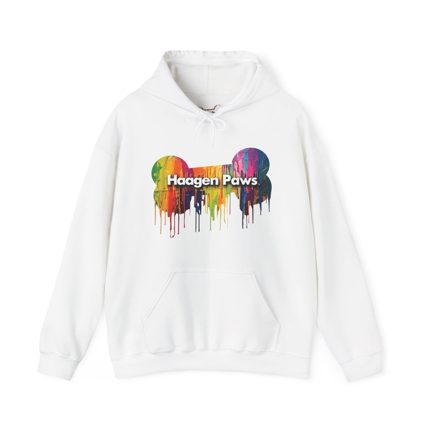 Poodle Wearing Sunglasses Haagen-Paws Graffiti Unisex Heavy Blend™ Hooded Sweatshirt