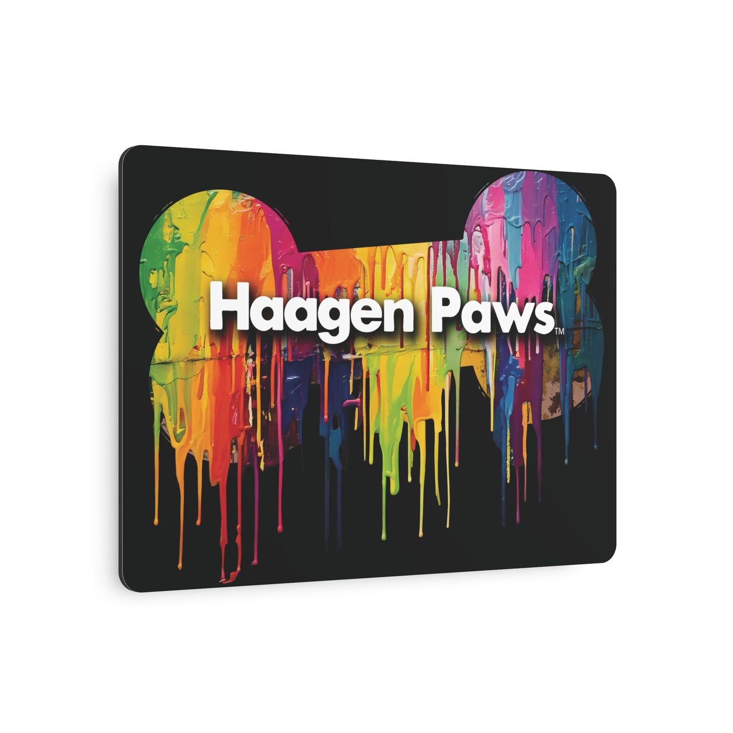 Haagen-Paws Wet Paint Metal Art Sign