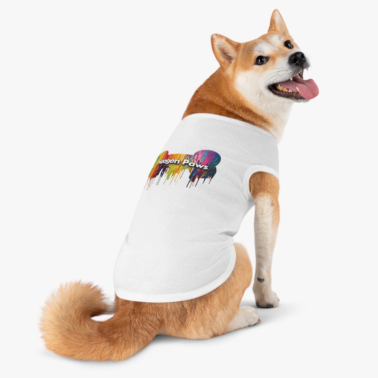 Haagen-Paws Wet Paint Pet Tank Top