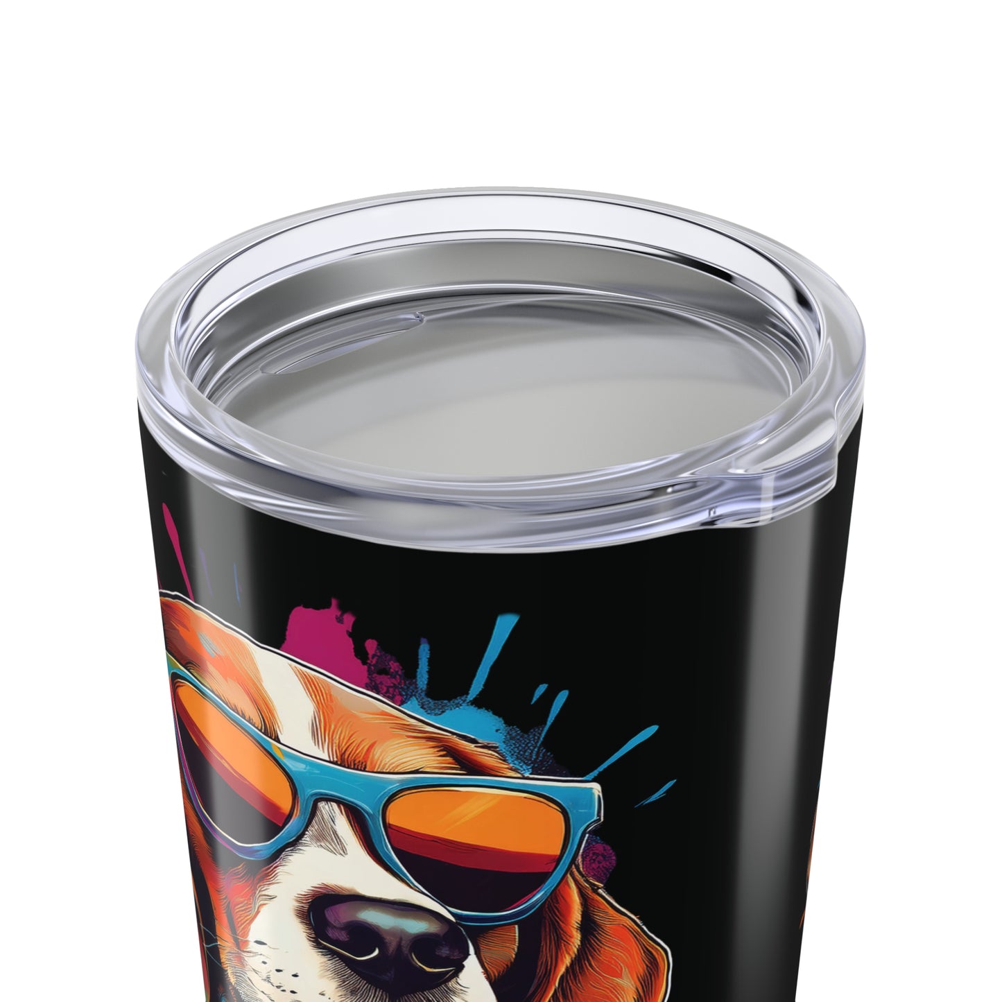 Beagle Wearing Sunglasses Haagen-Paws Graffiti Tumbler 20oz