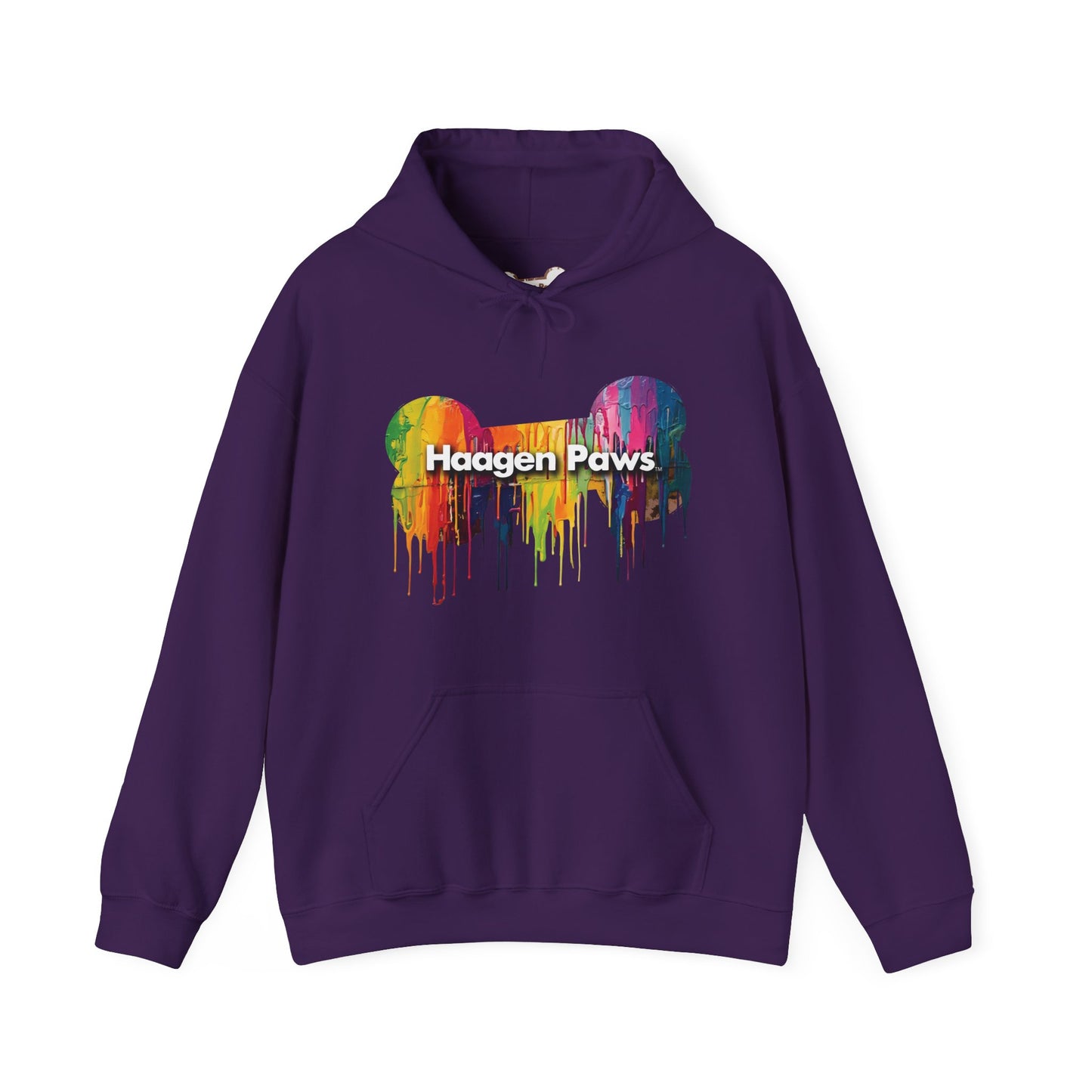 German Shorthaired Pointer Wearing Sunglasses Haagen-Paws Graffiti Unisex Heavy Blend™ Hooded Sweatshirt