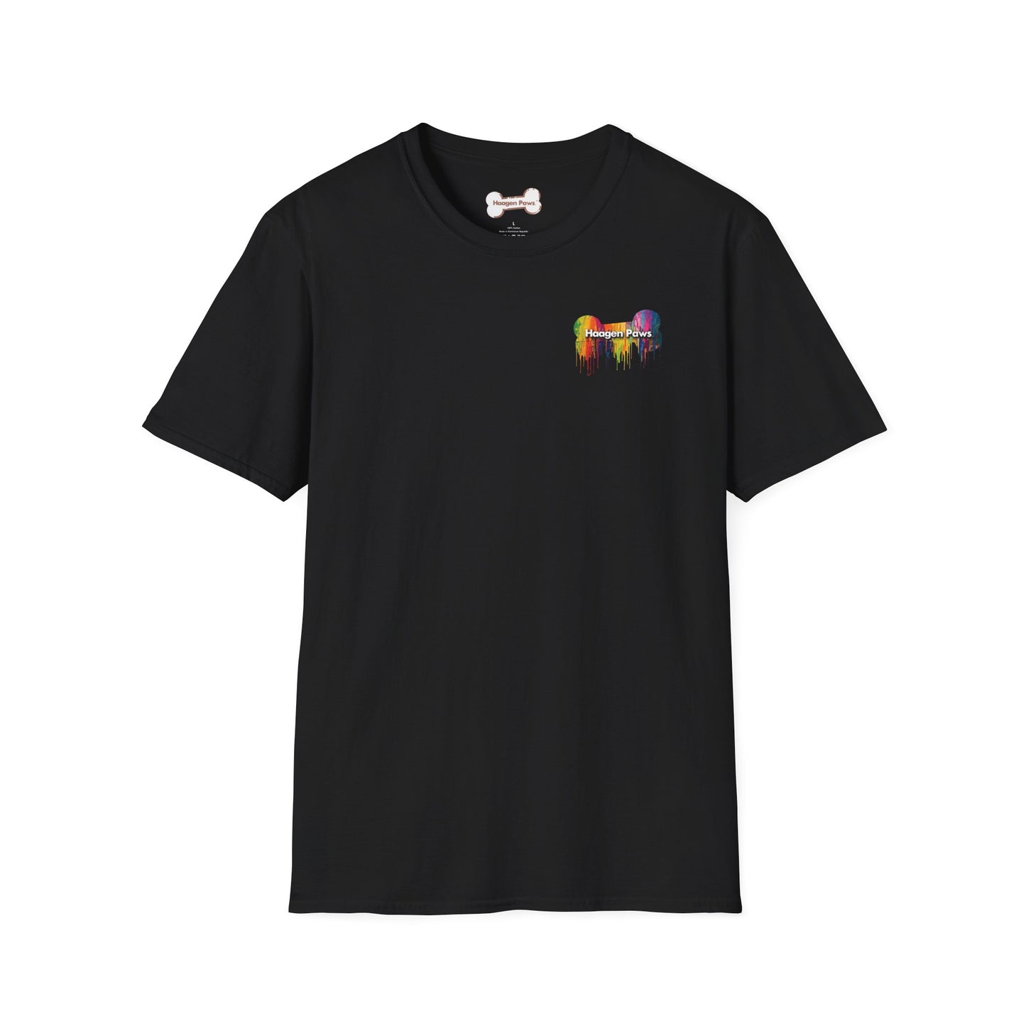 Rottweiler Wearing Sunglasses Short Sleeve Haagen-Paws Graffiti T-Shirt