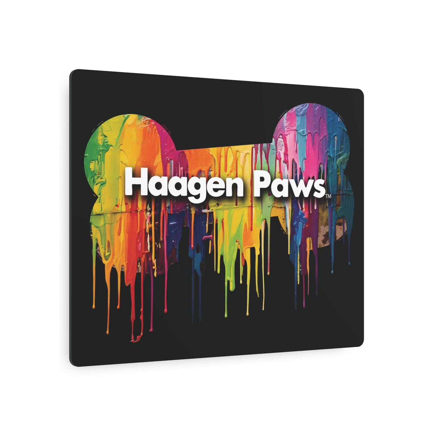 Haagen-Paws Wet Paint Metal Art Sign