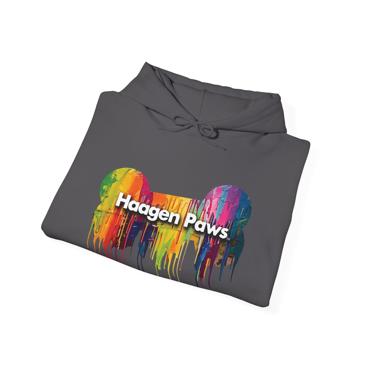 Dachshund Wearing Sunglasses Haagen-Paws Graffiti Unisex Heavy Blend™ Hooded Sweatshirt