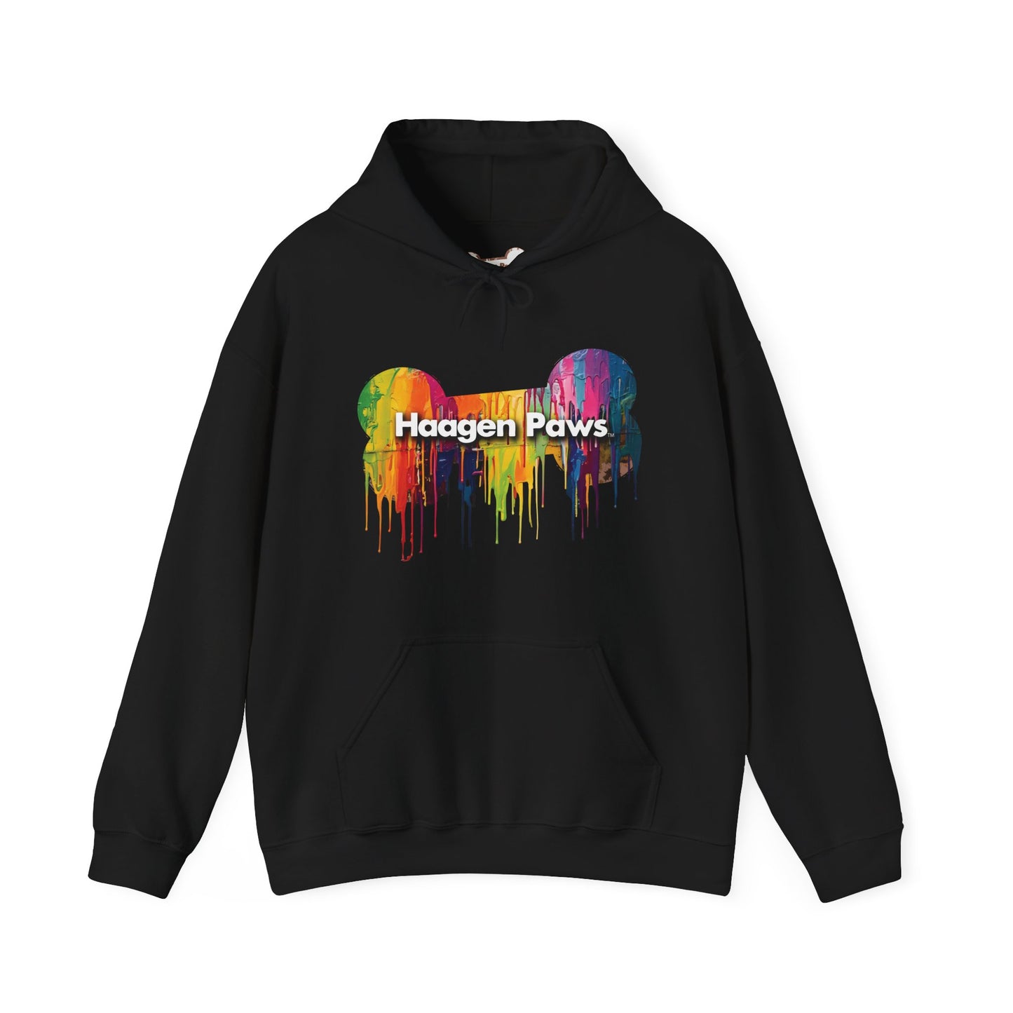 German Shorthaired Pointer Wearing Sunglasses Haagen-Paws Graffiti Unisex Heavy Blend™ Hooded Sweatshirt