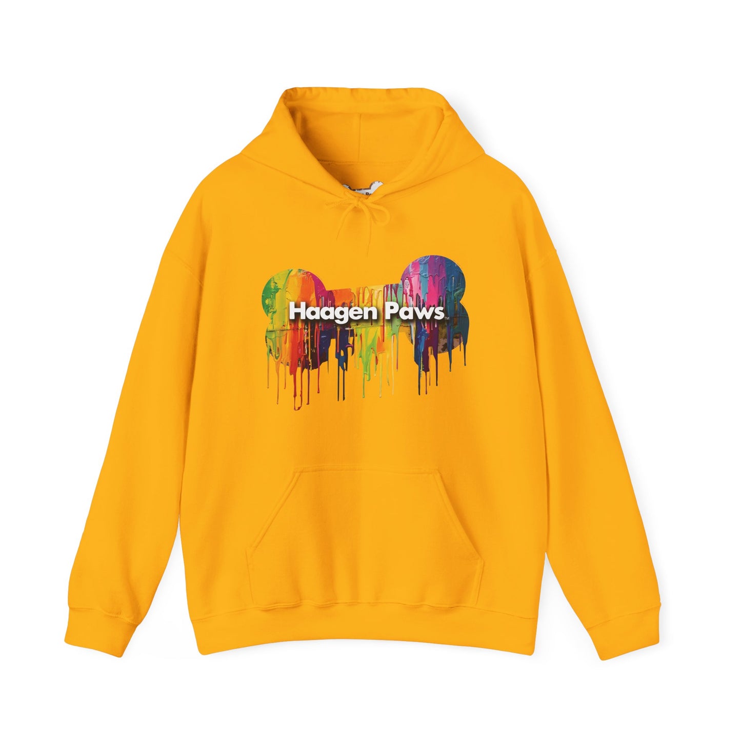 Poodle Wearing Sunglasses Haagen-Paws Graffiti Unisex Heavy Blend™ Hooded Sweatshirt