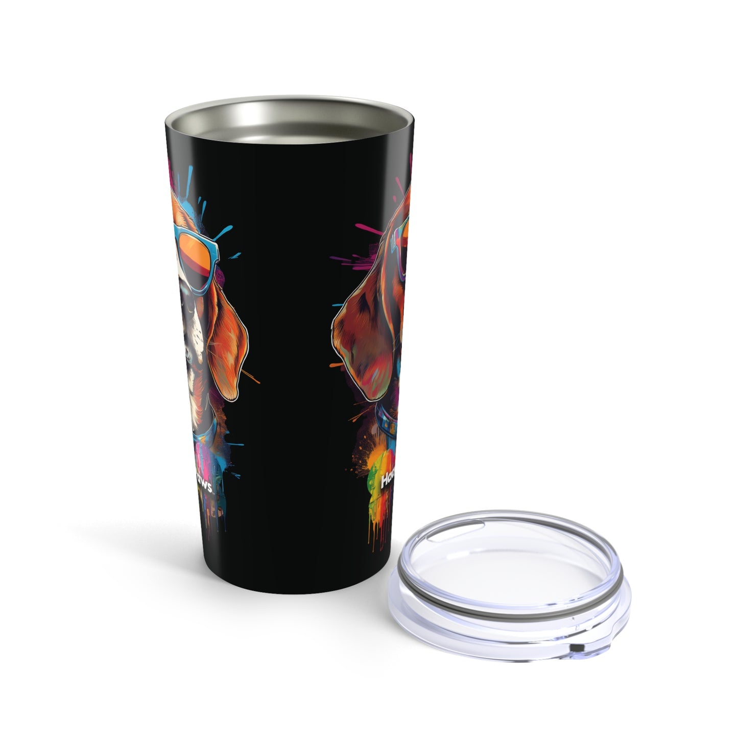 Beagle Wearing Sunglasses Haagen-Paws Graffiti Tumbler 20oz