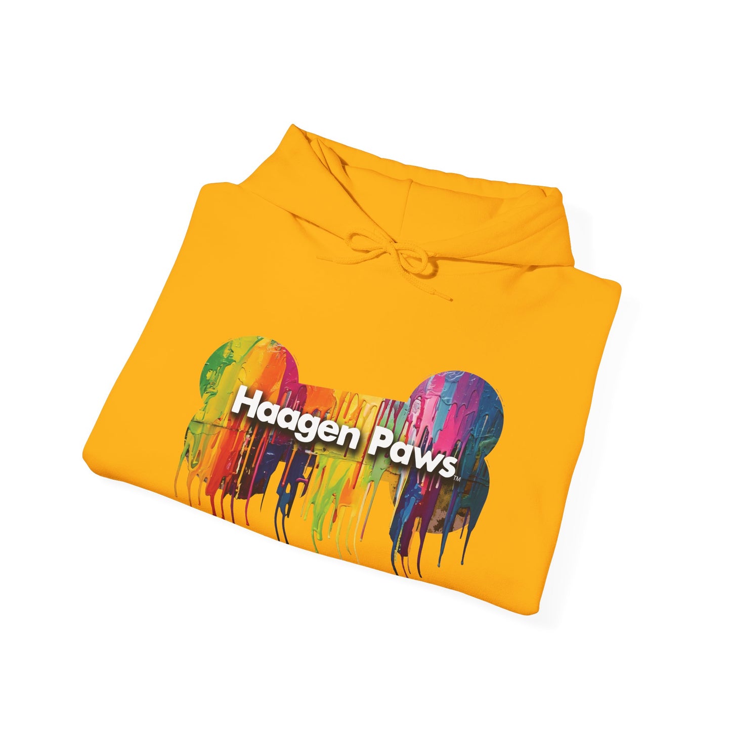 Poodle Wearing Sunglasses Haagen-Paws Graffiti Unisex Heavy Blend™ Hooded Sweatshirt