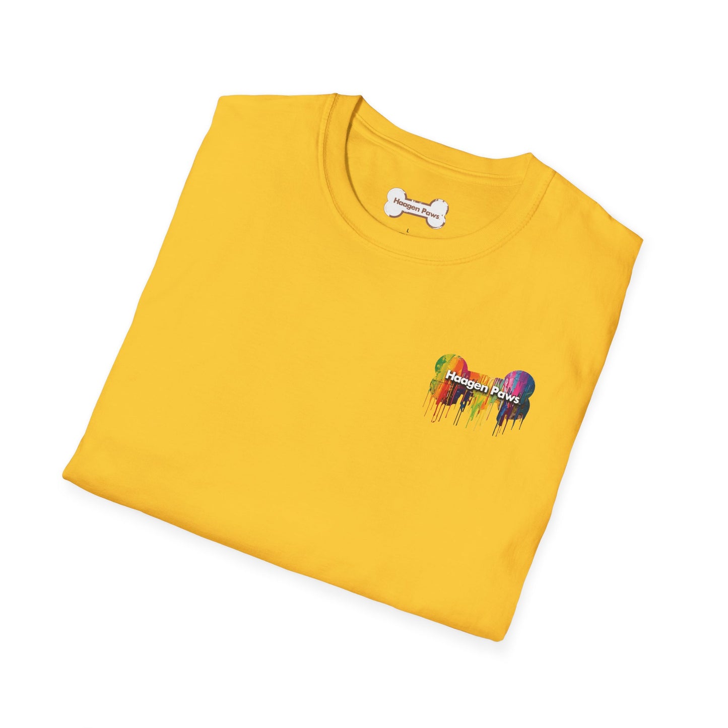 Poodle Wearing Sunglasses Short Sleeve Haagen-Paws Graffiti T-Shirt Daisy