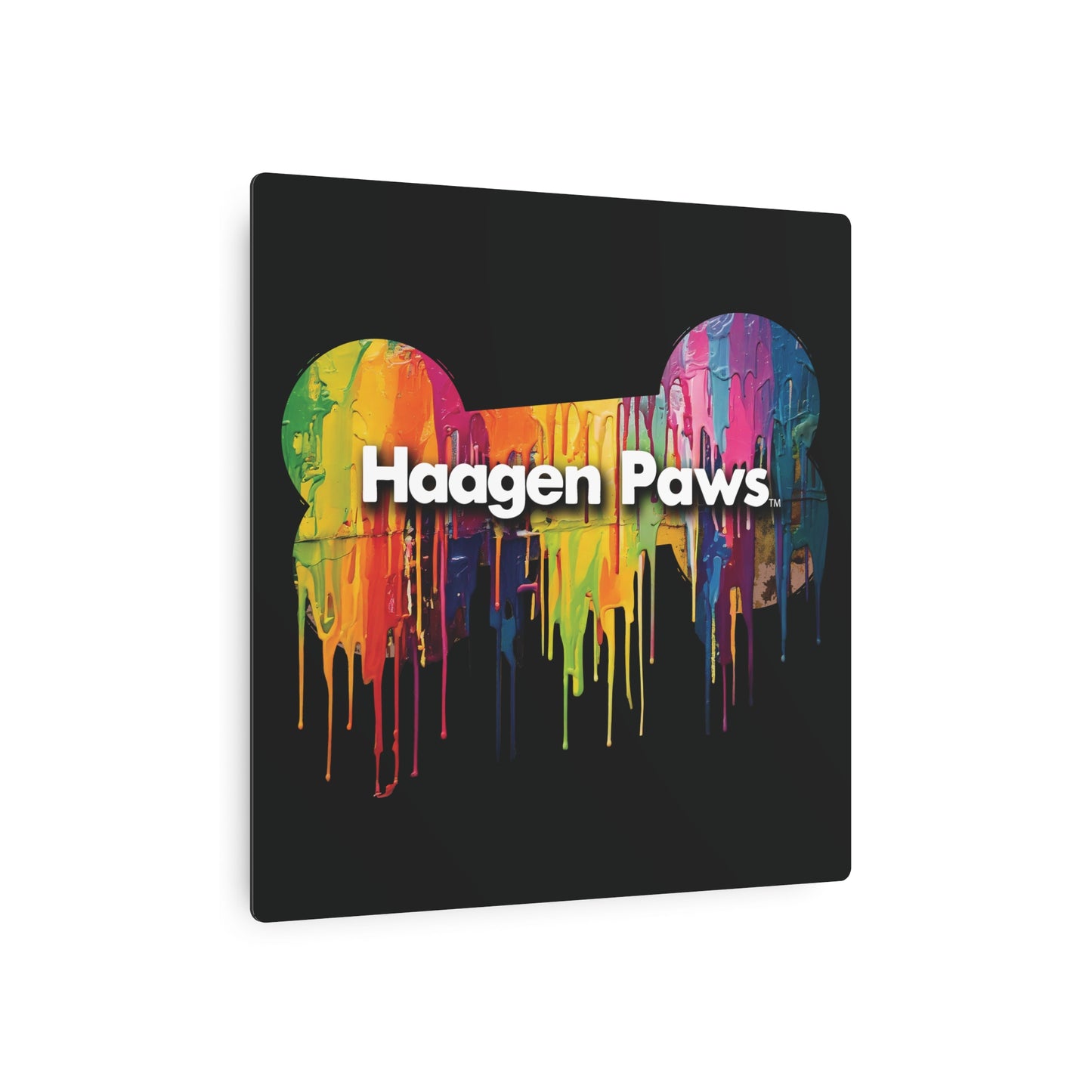 Haagen-Paws Wet Paint Metal Art Sign