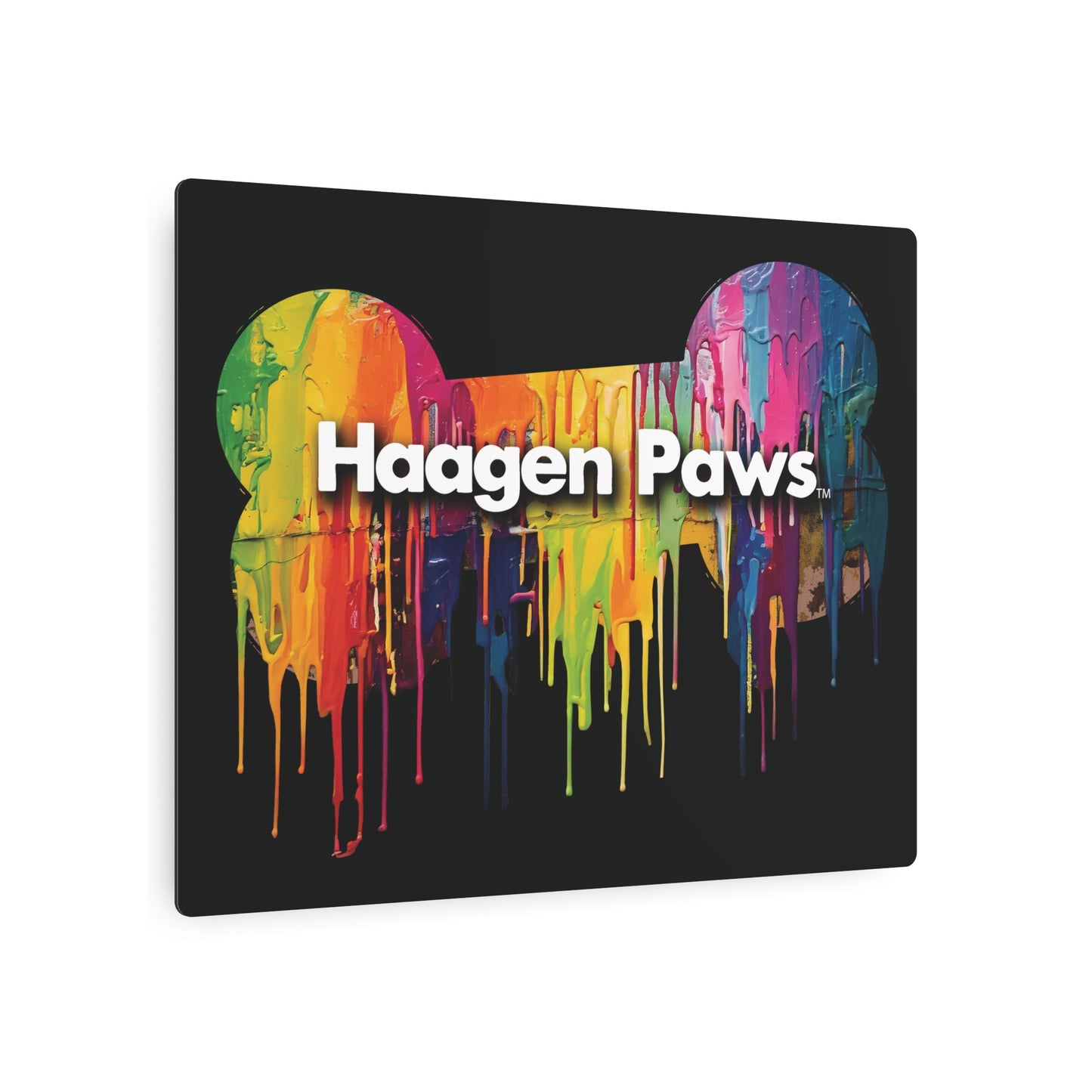 Haagen-Paws Wet Paint Metal Art Sign