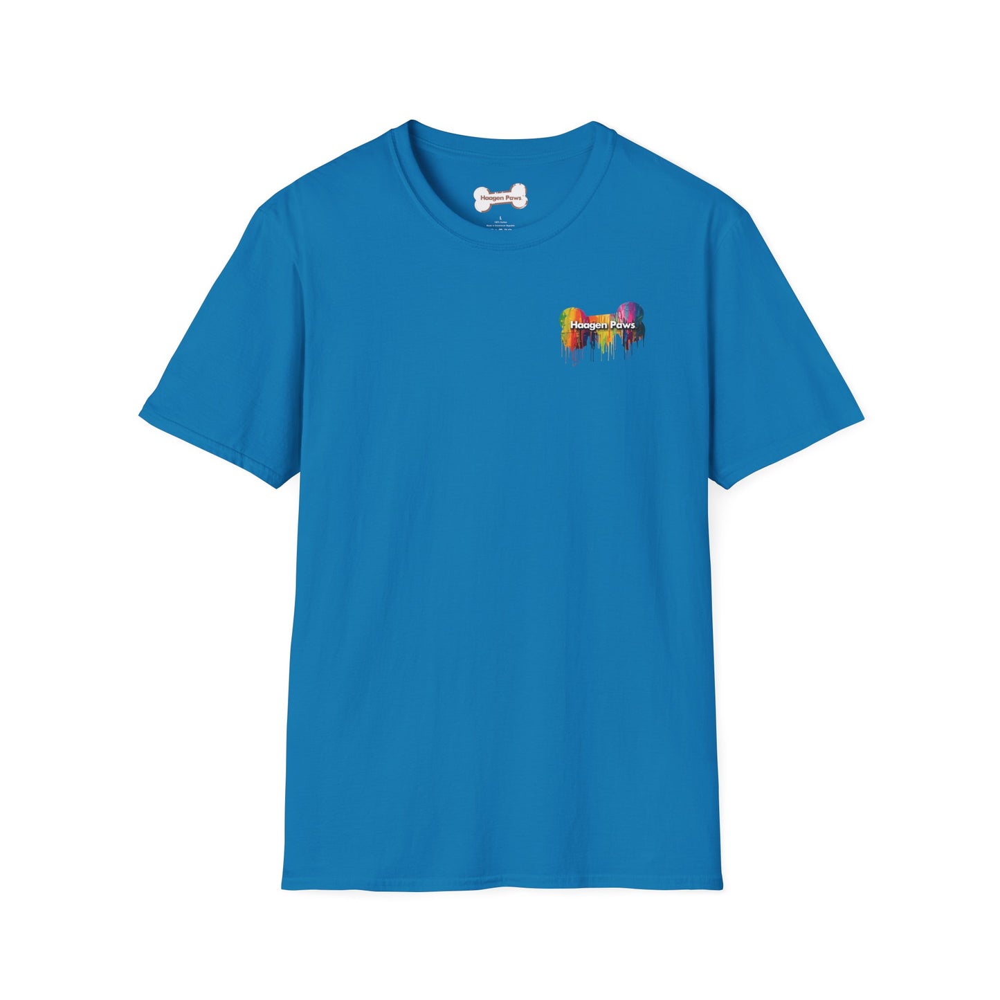Beagle Wearing Sunglasses Short Sleeve Haagen-Paws Graffiti T-Shirt Sapphire