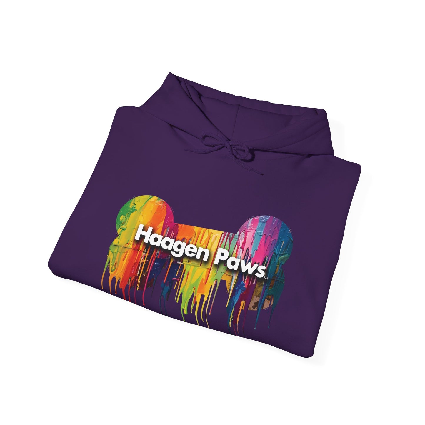 German Shorthaired Pointer Wearing Sunglasses Haagen-Paws Graffiti Unisex Heavy Blend™ Hooded Sweatshirt