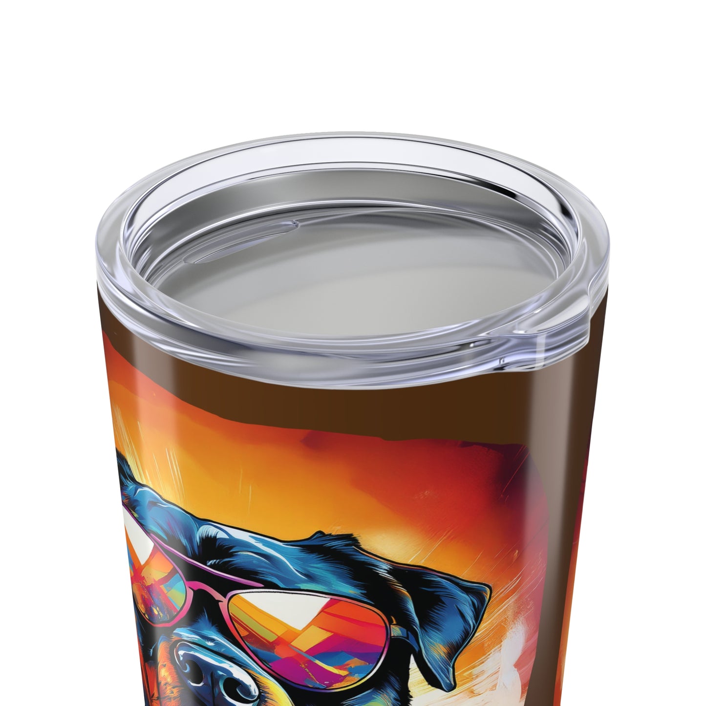 Rottweiler Wearing Sunglasses Haagen-Paws Graffiti Tumbler 20oz