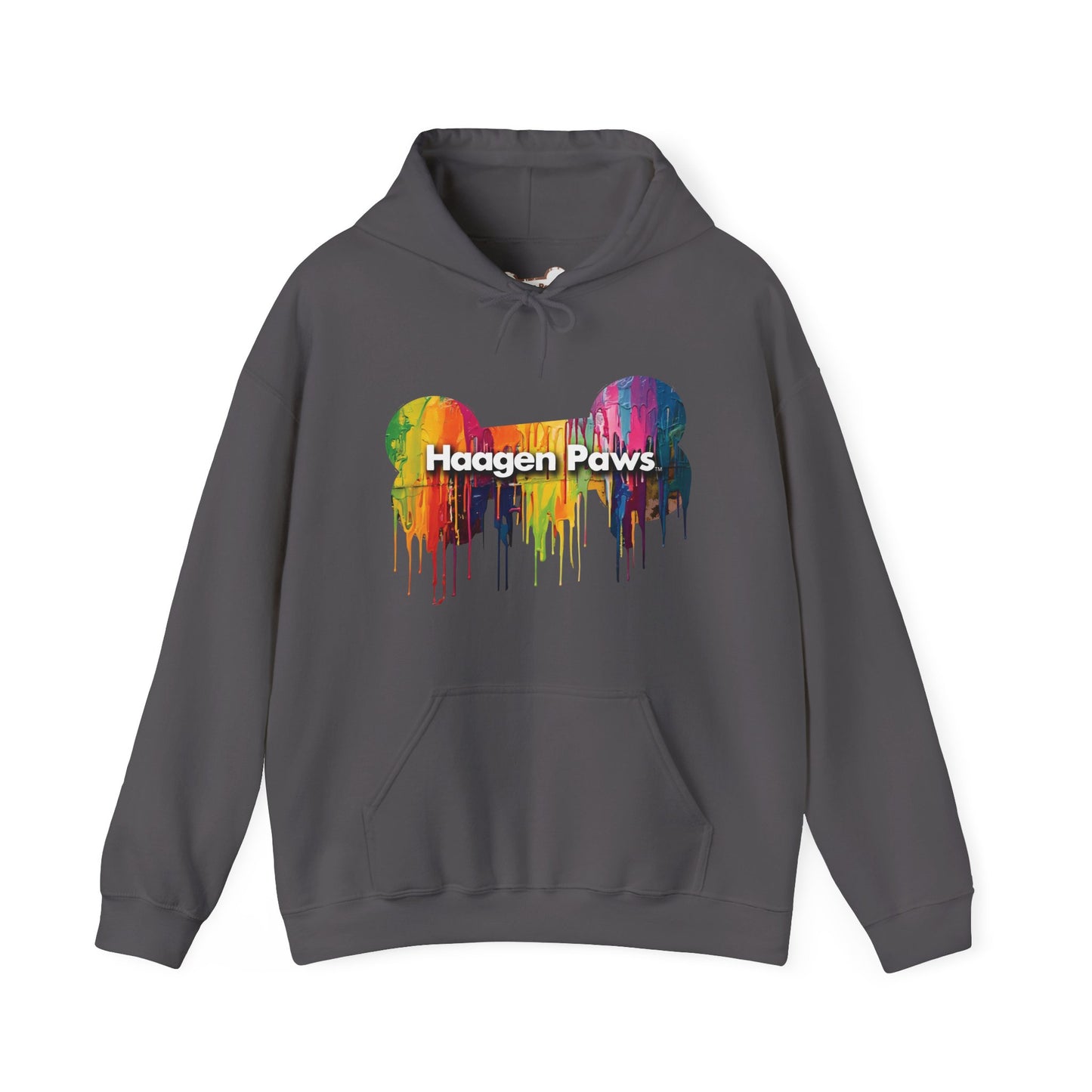 Dachshund Wearing Sunglasses Haagen-Paws Graffiti Unisex Heavy Blend™ Hooded Sweatshirt