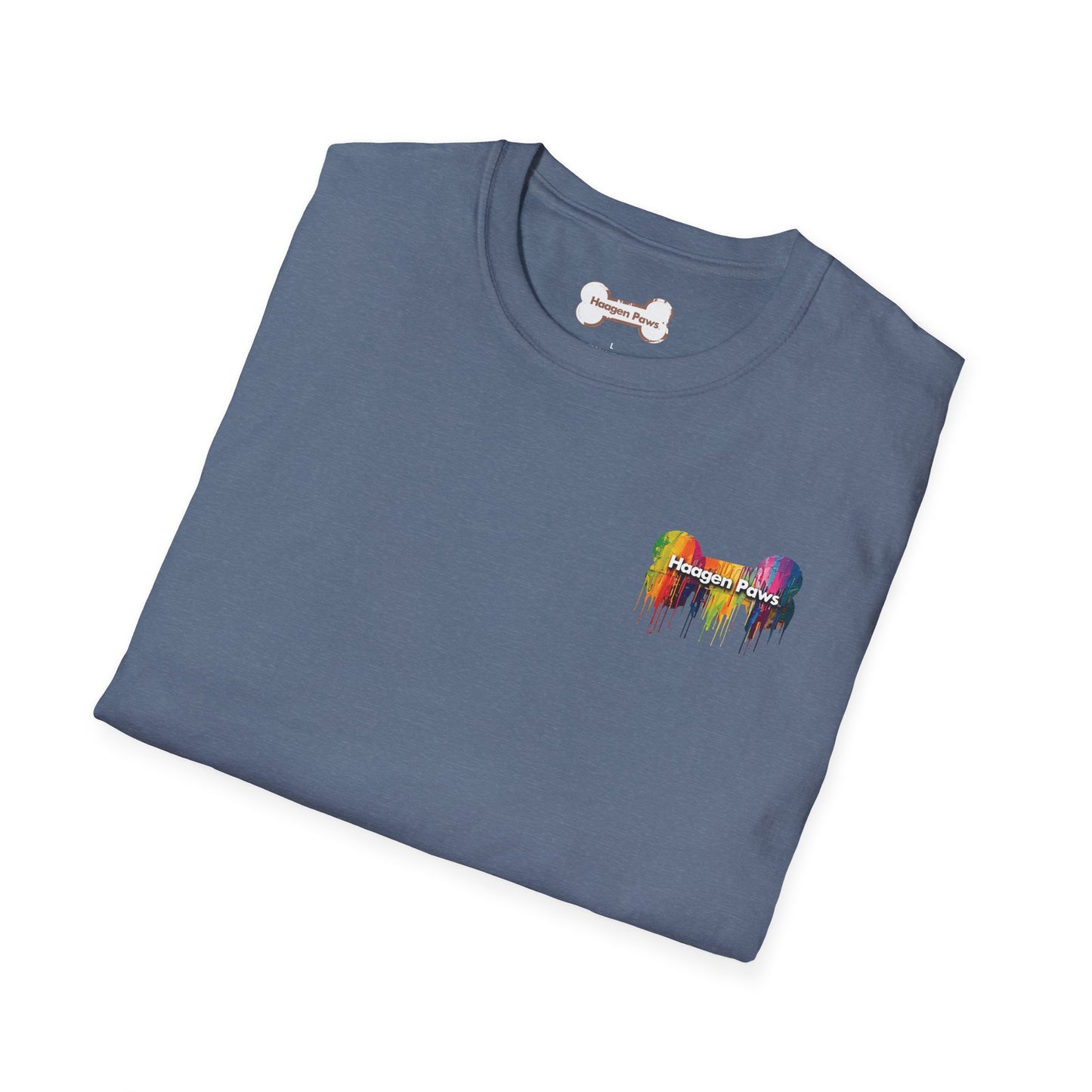 Dachshund Wearing Sunglasses Short Sleeve Haagen-Paws Graffiti T-Shirt