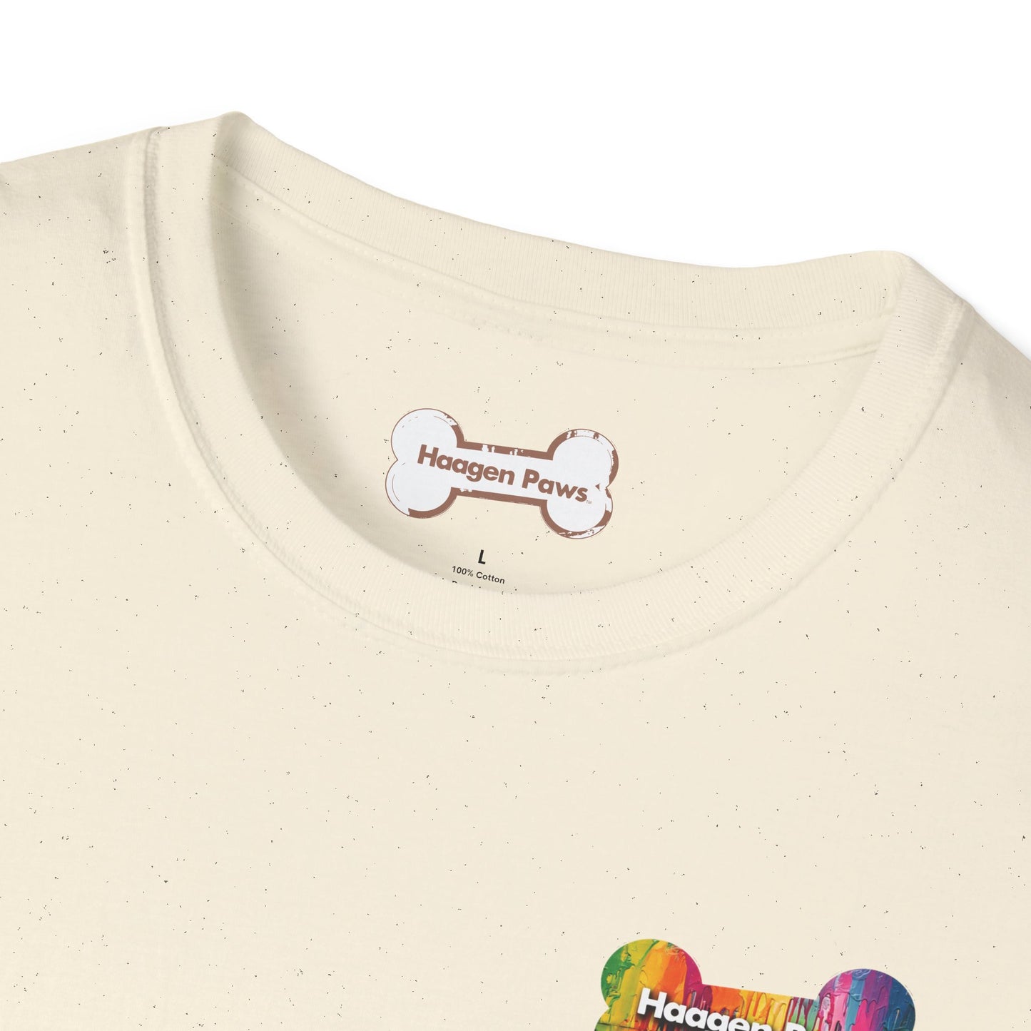 Frenchie Wearing Sunglasses Short Sleeve Haagen-Paws Graffiti T-Shirt