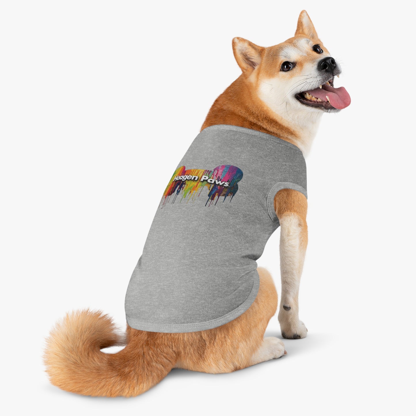Haagen-Paws Wet Paint Pet Tank Top