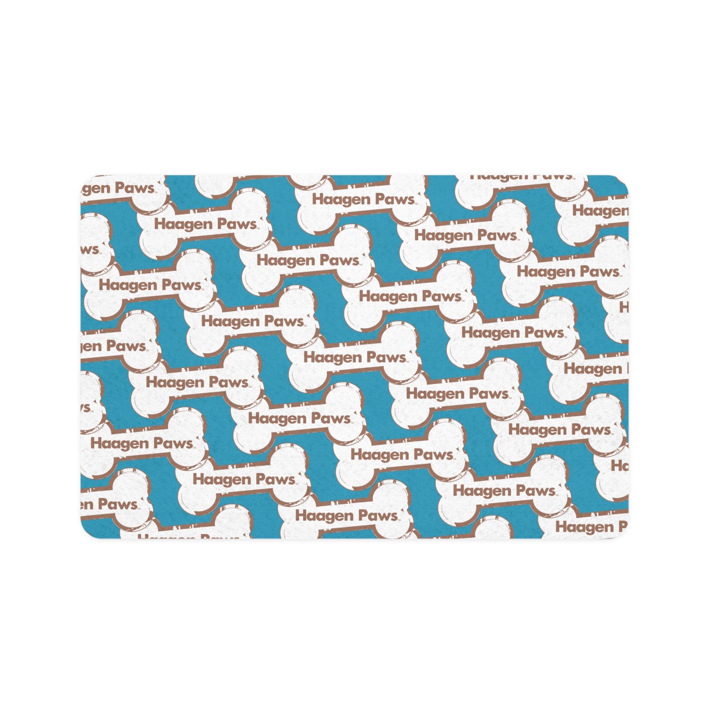 Haagen-Paws Retro Pet Food Mat