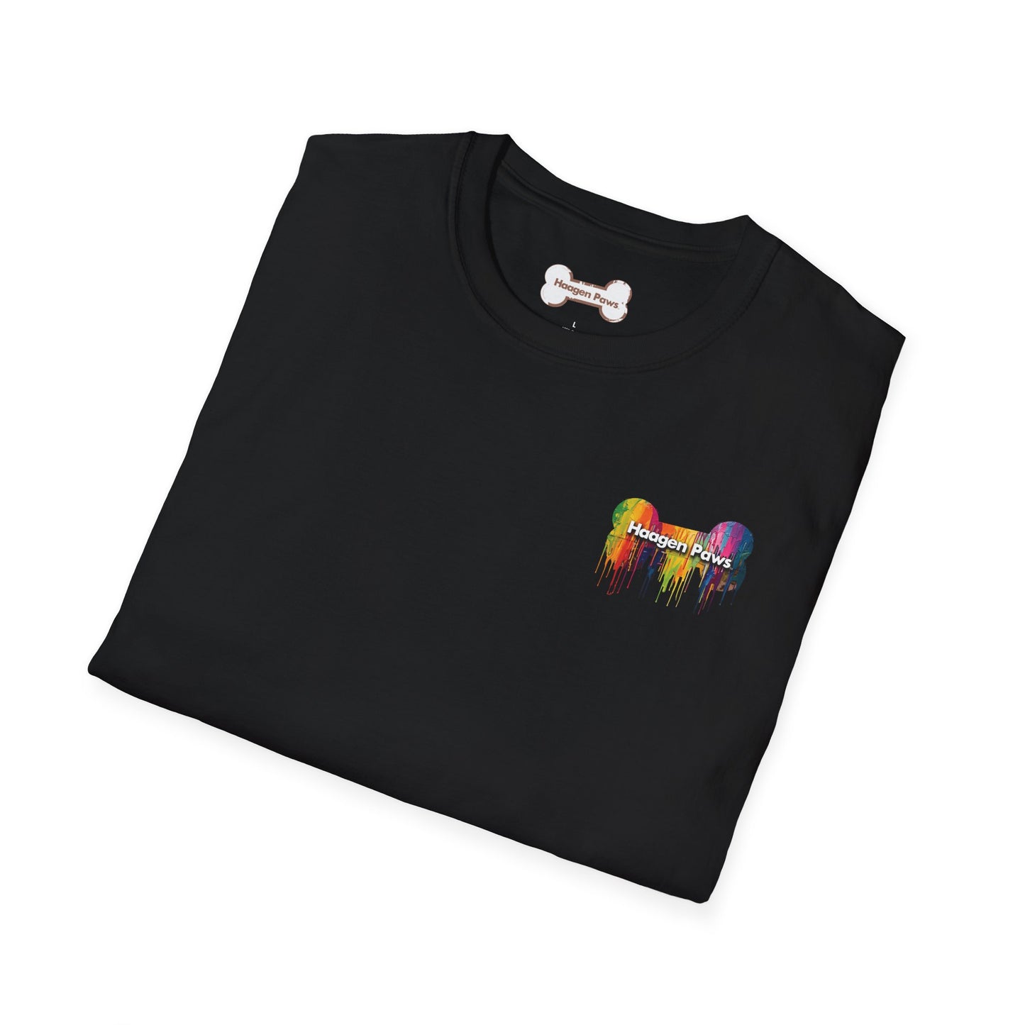 Rottweiler Wearing Sunglasses Short Sleeve Haagen-Paws Graffiti T-Shirt