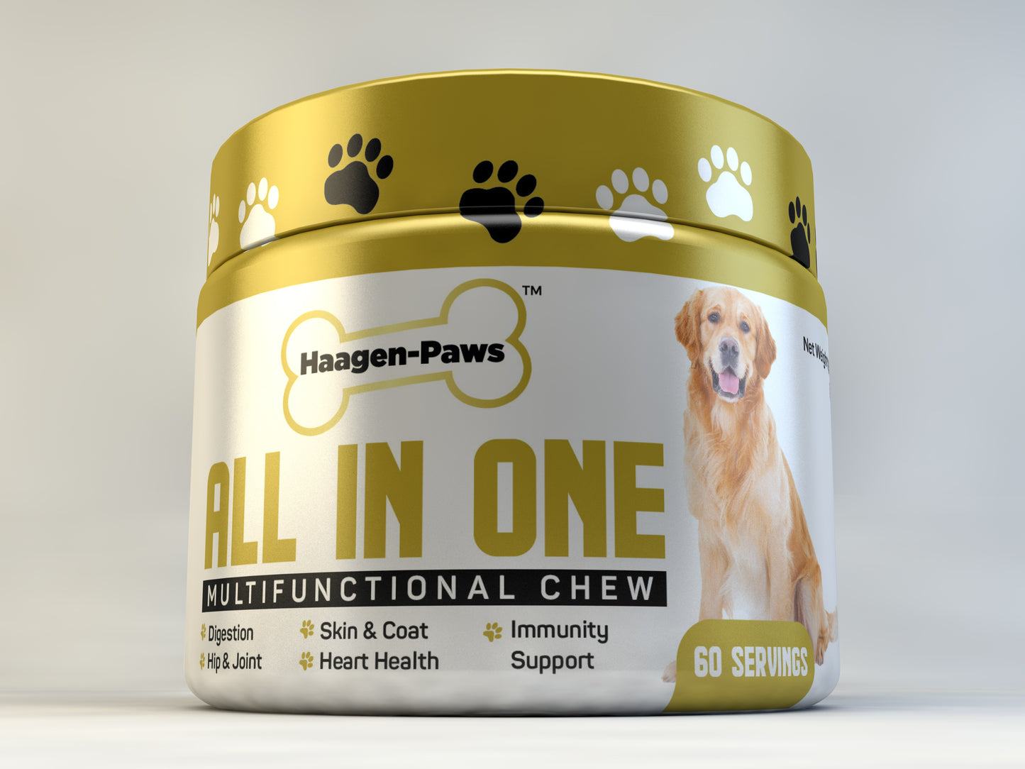 Haagen-Paws All-In-One Multivitamin Chewable Supplement