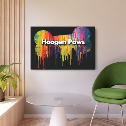 Haagen-Paws Wet Paint Metal Art Sign