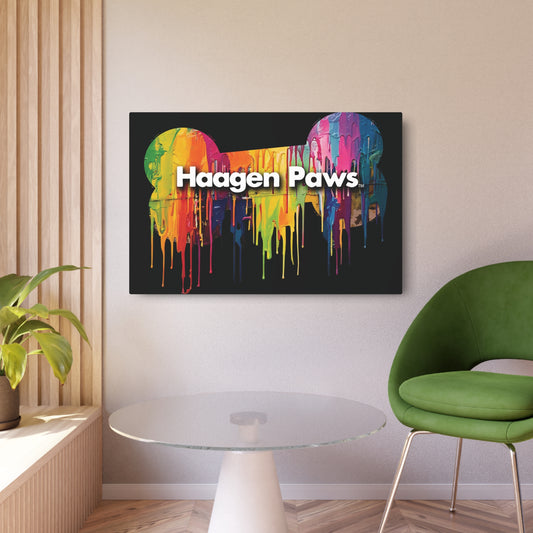 Haagen-Paws Wet Paint Metal Art Sign