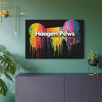 Haagen-Paws Wet Paint Metal Art Sign
