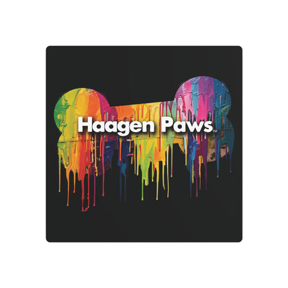 Haagen-Paws Wet Paint Metal Art Sign