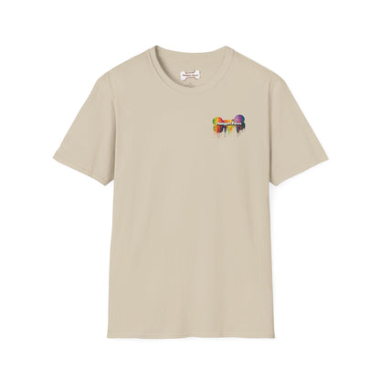 Black Short Sleeve Haagen-Paws Wet Paint T-Shirt
