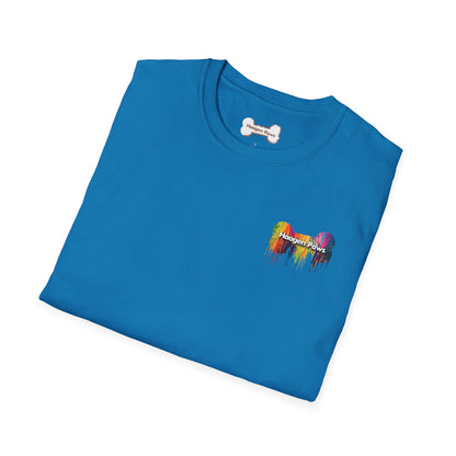 Beagle Wearing Sunglasses Short Sleeve Haagen-Paws Graffiti T-Shirt Sapphire