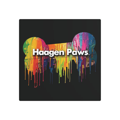 Haagen-Paws Wet Paint Metal Art Sign