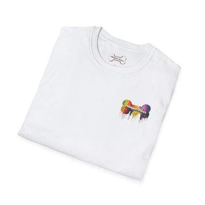 Black Short Sleeve Haagen-Paws Wet Paint T-Shirt