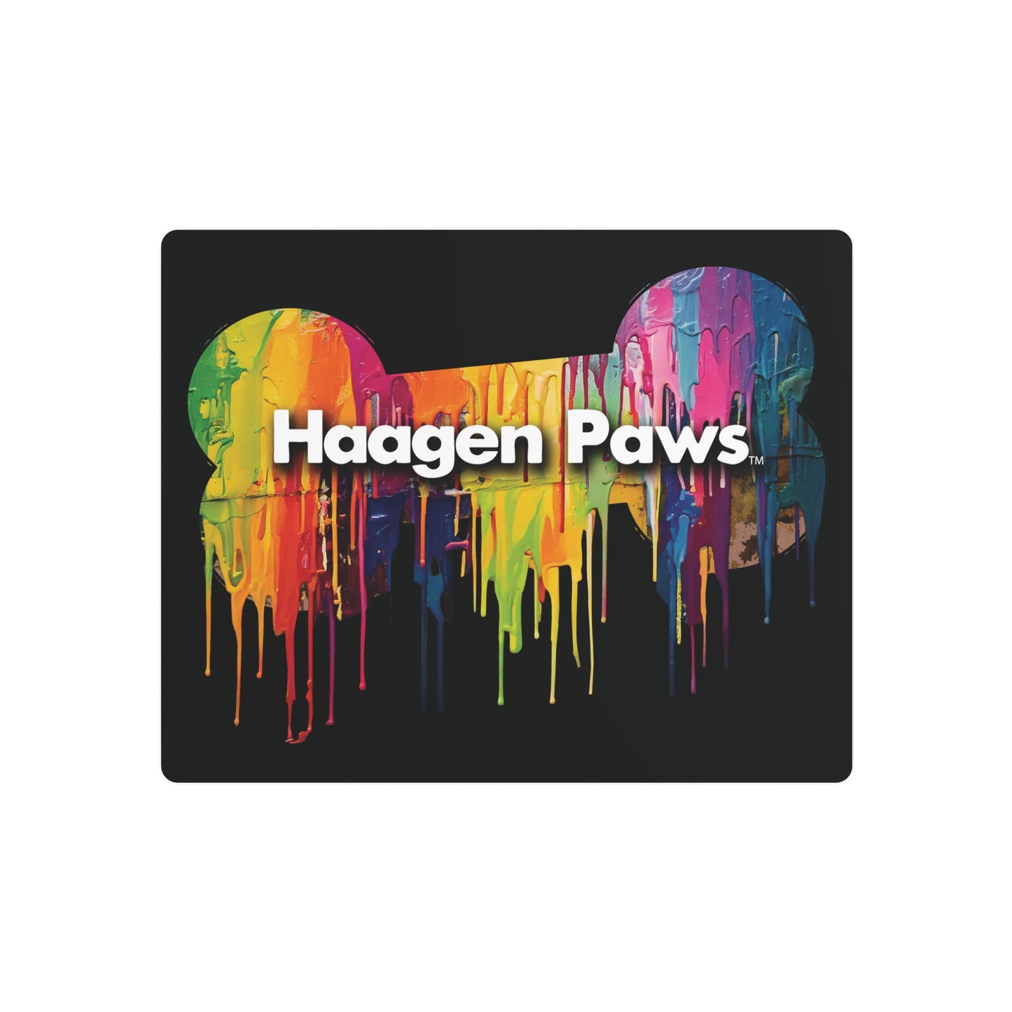 Haagen-Paws Wet Paint Metal Art Sign
